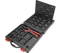 Toolcraft Pince à sertir PZ-500 1423549 pour connecteurs mâles, sans matrice, avec mallette système