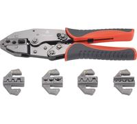 TOOLCRAFT PZ-506 430461 Jeu de pinces à sertir 6 pièces Cosses isolées, cosses non isolées, cosses fermées, cosses ouvertes, cosses fermées et cosses ouvertes