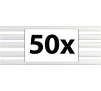 TOOLCRAFT TC-11200X50T Bâtons de colle Ø 11 mm x (L) 200 mm transparent 1000 g 50 pc(s)