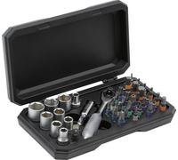 TOOLCRAFT TO-10351635 Boîte dembouts avec mini cliquet embout