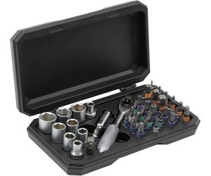TOOLCRAFT TO-10351635 Boîte dembouts avec mini cliquet embout