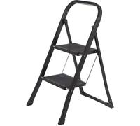 TOOLCRAFT TO-10398468 acier Marchepied pliant pliable, montage sans outils Hauteur de travail (max.): 2.47 m noir EN 14183