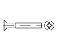 Toolcraft - To-6863115 Vis à Tête Fraisée M3 8 Mm Cruciforme Din 965 Acier Galvanisé 200 Pc(s)