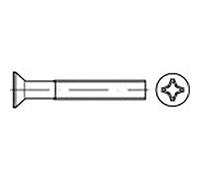 Toolcraft - To-6863127 Vis à Tête Fraisée M3 16 Mm Cruciforme Din 965 Acier Galvanisé 200 Pc(s)