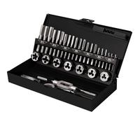 TOOLCRAFT TO-7015521 Kit de taraudage 32 pièces acier M3 x 0.50, M4 x 0.70, M5 x 0.80, M6 x 1, M8 x 1.25, M10 x 1.50, M12 x 1.75
