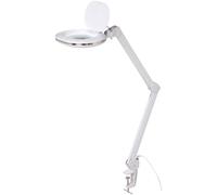 TOOLCRAFT TO-7497012 Lampe dagrandissement LED TOOLCRAFT 800 lm avec dispositif de serrage 3D 1,75 x Grossissement=1.75 x 14.3 cm efficacité