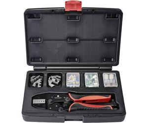 TOOLCRAFT TO-7703463 Jeu de pinces à sertir 83 pièces Embouts 0.5 à 35 mm² Assortiment d'embouts en mallette, Incl
