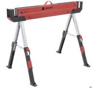 TOOLCRAFT TO-7726197 acier Chevalet de sciage à hauteur réglable 300 kg (l x H x P) 520 x 620 x 1088 mm 9.3 kg 1 pc(s)