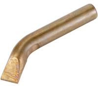 TOOLCRAFT TO-7766193 Panne de fer à souder forme de burin, coudée Taille de la panne 22 mm Longueur de la panne 155.5 mm Contenu 1 pc(s)