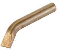 TOOLCRAFT TO-7766193 Panne de fer à souder forme de burin, coudée Taille de la panne 22 mm Longueur de la panne 155.5 mm Contenu