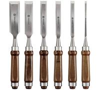 TOOLCRAFT TO-7873785 Burin en bois, 6 pièces SET