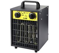 TOOLCRAFT TO-8578335 Radiateur de chantier soufflant 3000 W noir-jaune