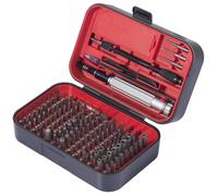 TOOLCRAFT TO-9407052 Jeu d'embouts 150 pièces cruciforme Phillips, vis Pozidriv, 6 pans extérieurs, hexagonal, Tri-Wing, TORX®
