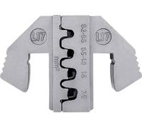 TOOLCRAFT TO-9625860 Matrice à sertir pour contact MCP 6.3/4.8K & SPT 0.2 à 2.5 mm² adapté pour marque (pinces) TOOLCRAFT