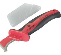 TOOLCRAFT TO-9625914 VDE DIN EN 60900 Couteau à dénuder adapté pour câbles ronds