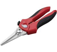 TOOLCRAFT TO-9625917 Ciseaux universels 205 mm rouge, noir