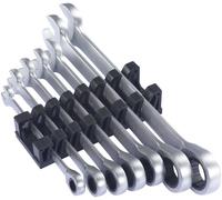 TOOLCRAFT TO-9626412 Jeu de clés à œil simples à cliquet 7 pièces Ouverture de clé (métrique) 8 - 19 mm