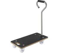 Toolcraft Chariot de transport aggloméré TO-9972441 - Charge max 250 kg - 4 roulettes pivotantes