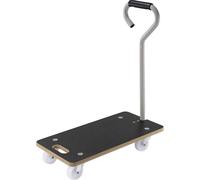 TOOLCRAFT TO-9972441 Chariot de transport aggloméré Charge max: 250 kg Nombre de roulettes pivotantes 4
