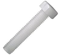 Toolcraft Vis À Tête Hexagonale DIN 933 En Polyamide M4 x 25mm Lot De 10