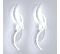 Toolight 2 Pièces Applique Murale LED 15W 6500K Blanc 41CM Salon Chambre