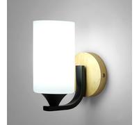 Toolight Applique Murale Moderne Bois Verre E27 Salon Chambre