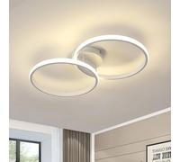 Toolight Lampe de Plafond 42W 4500K Blanc 54cm Salon Chambre