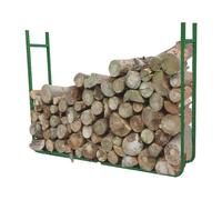 Toolland Chariot à bois fixe en acier avec revêtement anti-rouille, 120 cm de large, 90 cm de haut, idéal pour intérieur et extérieur, facile à assembler