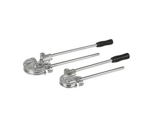 Toolland Cintreuse manuelle pour cintrer tubes en cuivre recuit de Ø 12-16 mm, jeu de 2 pinces à cintrer tubes cuivre, galet avec angles de cintrage de 0° à 180°