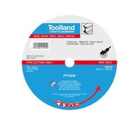 Toolland Disque de coupe, 230 mm, coupe à l'eau, 13300 tr/min, 80 m/s, pour les métaux