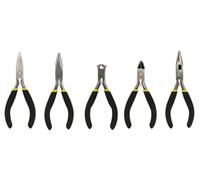 Toolland Ensemble de pinces miniatures, 5 pièces, pour un travail fin et précis