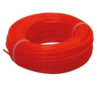 Toolland Fil pour coupe-bordure, nylon, rouge, 2.4 mm, 50 m