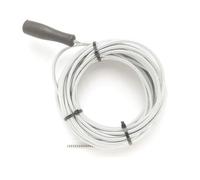Toolland Furet déboucheur 10 mètres 7 mm, spirale de canalisation flexible pour évier douche et baignoire, déboucheur manuel avec poignée, nettoyage de tuyaux et wc, sans produits chimiques