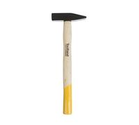 Toolland Marteau de mécanicien 300 g avec tête en acier et manche en bois, idéal pour travaux précis, menuiserie, réparations et bricolage, prise confortable et contrôle optimal