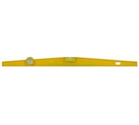 Toolland Niveau précis avec 2 bulles, non magnétique, jaune et trou de suspension pratique, 600 mm