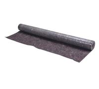 Toolland Protection de sol, côté feutre, côté plastique, gris, 1 m x 10 m