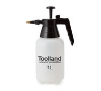 Toolland Pulvérisateur à Pression, buse réglable, indicateur de Niveau, 1 L, système à Pompe, Blanc/Noir