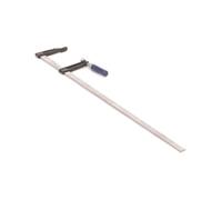 Toolland Serre-joint, serre joints, serre joint à vis pour menuisier, pince en F bricolage, ouverture max. 1000 mm, 1000 x 120 mm, 2000 g, poignée ergonomique, acier/bois
