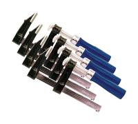 Toolland Serre-joint, serre joints, serre joint à vis pour menuisier, pince en F bricolage, ouverture max. 100 mm, 100 x 50 mm, 275 g, poignée ergonomique, acier/bois (Lot de 4)