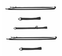 tooloflife Lot de 5 sangles de fixation pour parasol, kit de ceinture de protection contre le vent, attaches robustes pour parasol déporté