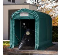 TOOLPORT 1,6x2,4 m, Tente garage, Bâche PVC, vert foncé, sans statique - (67833)