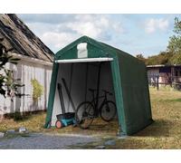 TOOLPORT 2,4x3,6 m, Tente garage, PE 450, H. 2 m, vert foncé - (7821)