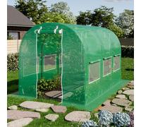 TOOLPORT 2x3m Serre tunnel, Bâche PE, vert - (8933)
