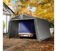 TOOLPORT 3,3x4,7 m, Tente garage, Bâche PE, gris - (8060)