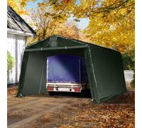 TOOLPORT 3,3x4,7 m, Tente garage, Bâche PE, vert foncé - (8050)