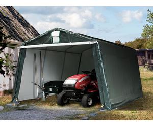 TOOLPORT 3,3x4,7 m, Tente garage, PE 450, H. 2 m, vert foncé - (7819)