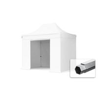TOOLPORT 3x2 m Tonnelle pliante Alu, PES 800, blanc - (581906)