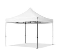 TOOLPORT 3x3 m Tonnelle pliante Acier, PVC 800, blanc - (600110)