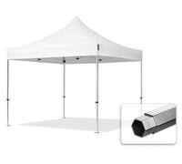 TOOLPORT 3x3 m Tonnelle pliante Alu, PVC 850, blanc