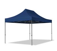 TOOLPORT 3x4,5 m Tonnelle pliante Acier, PES 750, bleu - (600044)